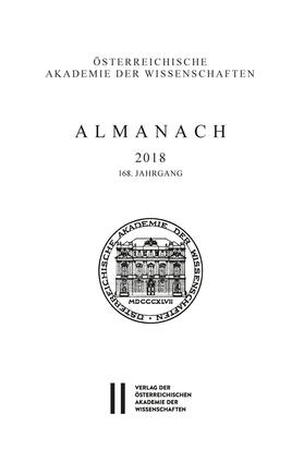 Österreichische Akademie der Wissenschaften |  Almanach der Akademie der Wissenschaften / Almanach 168. Jahrgang 2018 | Buch |  Sack Fachmedien