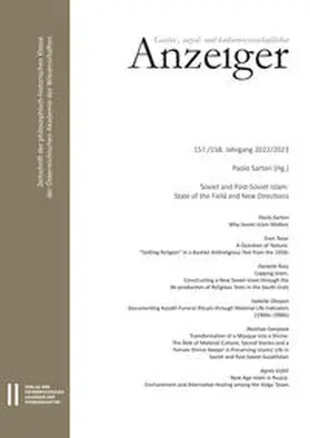 Österreichische Akademie der Wissenschaften |  Geistes-, sozial- und kulturwissenschaftlicher Anzeiger - Zeitschrift der philosophisch-historischen Klasse der Österreichischen Akademie der Wissenschaften, 157./158. Jahrgang (2022/2023) | Buch |  Sack Fachmedien