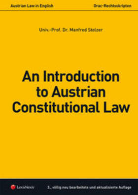 Stelzer |  An Introduction to Austrian Constitutional Law | Buch |  Sack Fachmedien