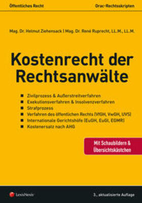 Ziehensack / Ruprecht |  Kostenrecht der Rechtsanwälte | Buch |  Sack Fachmedien