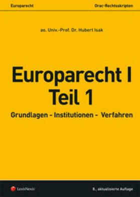 Isak |  Europarecht I - Teil 1 | Buch |  Sack Fachmedien
