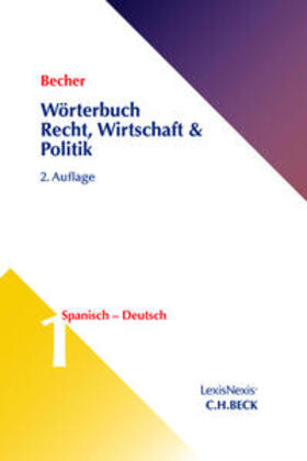 Becher |  Wörterbuch Recht, Wirtschaft, Politik | Buch |  Sack Fachmedien