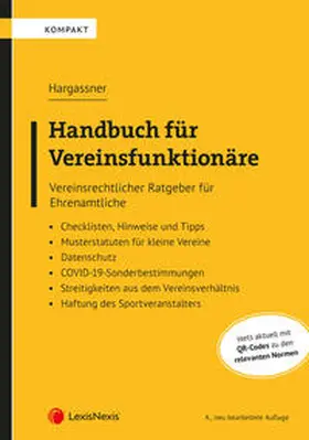 Hargassner |  Handbuch für Vereinsfunktionäre | Buch |  Sack Fachmedien