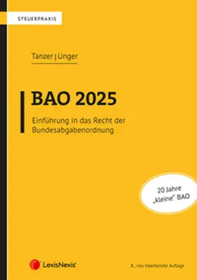 Tanzer / Unger |  BAO 2025 | Buch |  Sack Fachmedien