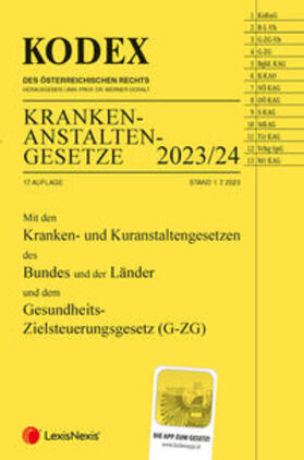  KODEX Krankenanstaltengesetze 2023/24 | Buch |  Sack Fachmedien