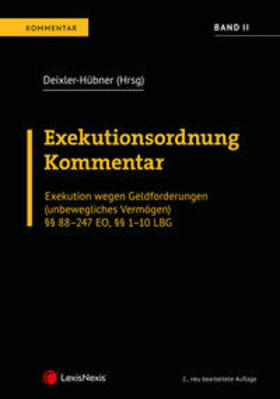 Deixler-Hübner / Binder / Frauenberger-Pfeiler | Exekutionsordnung - Kommentar Band 2 | Buch | 978-3-7007-8445-6 | sack.de