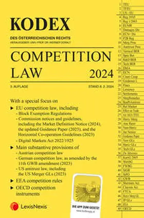 Doralt |  KODEX Competition Law 2024 - inkl. App | Buch |  Sack Fachmedien