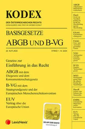 Doralt |  KODEX Basisgesetze ABGB und B-VG 2024/25 - inkl. App | Buch |  Sack Fachmedien