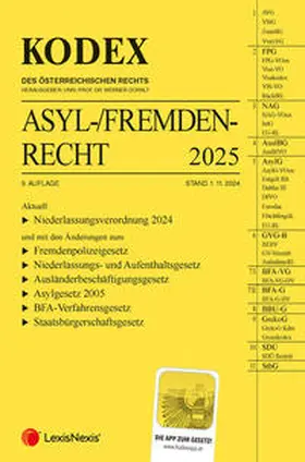 Doralt / Grosinger |  KODEX Asyl- und Fremdenrecht 2025 - inkl App | Buch |  Sack Fachmedien