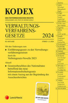 Doralt |  KODEX Verwaltungsverfahrensgesetze (AVG) 2024 - inkl. App | Buch |  Sack Fachmedien