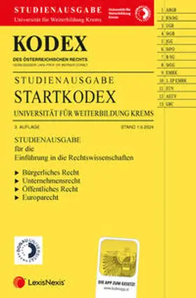 Doralt |  KODEX Startkodex Krems 2024/25 - inkl. App | Buch |  Sack Fachmedien