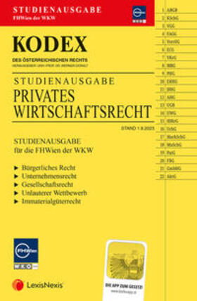 Doralt |  Kodex Privates Wirtschaftsrecht für die FHWien der WKW - inkl. App | Buch |  Sack Fachmedien