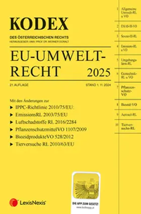 Doralt |  KODEX EU-Umweltrecht 2025 - inkl. App | Buch |  Sack Fachmedien