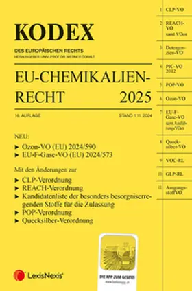 Doralt |  KODEX EU-Chemikalienrecht 2025 - inkl. App | Buch |  Sack Fachmedien