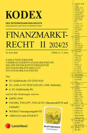 Doralt |  KODEX Finanzmarktrecht Band II 2024/25 - inkl. App | Buch |  Sack Fachmedien