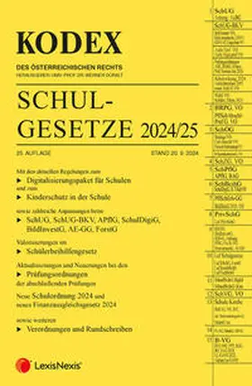 Doralt |  KODEX Schulgesetze 2024/25 | Buch |  Sack Fachmedien