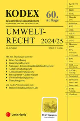 Doralt |  KODEX Umweltrecht 2024/25 - inkl. App | Buch |  Sack Fachmedien