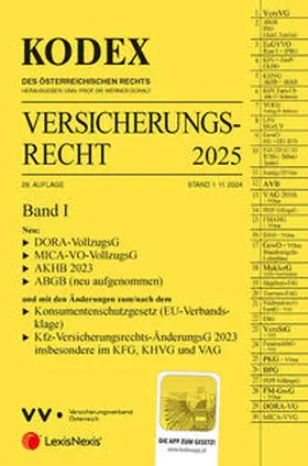 Doralt |  KODEX Versicherungsrecht Band I 2025 - inkl. App | Buch |  Sack Fachmedien