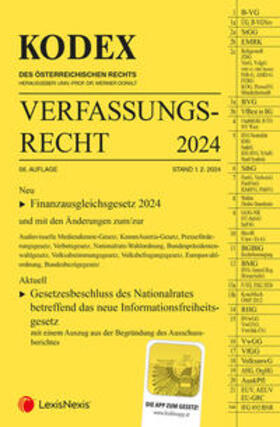 Doralt |  KODEX Verfassungsrecht 2024 - inkl. App | Buch |  Sack Fachmedien
