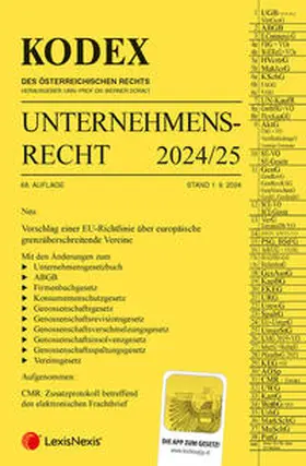 Doralt |  KODEX Unternehmensrecht 2024/25 - inkl. App | Buch |  Sack Fachmedien