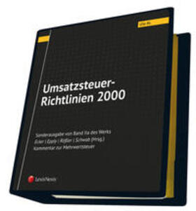 Ecker / Epply / Rößler |  Umsatzsteuer-Richtlinien 2000 | Loseblattwerk |  Sack Fachmedien