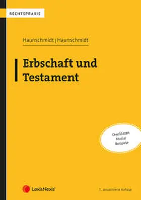 Haunschmidt |  Erbschaft und Testament | Buch |  Sack Fachmedien