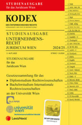 Doralt / Torggler | KODEX Unternehmensrecht Wien Juridicum 2024/25 - inkl. App | Buch | 978-3-7007-8860-7 | sack.de