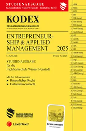 Doralt |  KODEX Entrepreneurship & Applied Management 2025 - inkl. App | Buch |  Sack Fachmedien