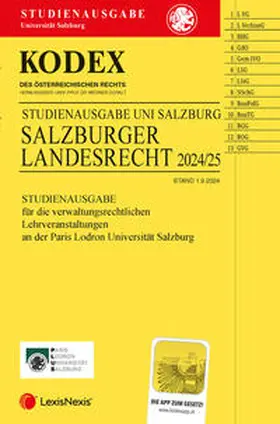 Doralt |  KODEX Salzburger Landesrecht 2024/25 - inkl. App | Buch |  Sack Fachmedien