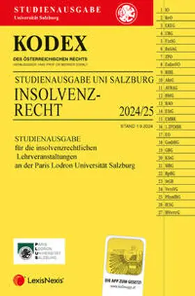 Doralt |  KODEX Insolvenzrecht Salzburg 2024/25 - inkl. App | Buch |  Sack Fachmedien