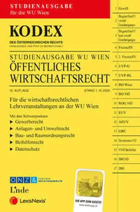 Doralt |  KODEX Öffentliches Wirtschaftsrecht 2024/25 - inkl. App | Buch |  Sack Fachmedien