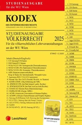 Doralt |  KODEX Völkerrecht Studienausgabe WU Wien | Buch |  Sack Fachmedien