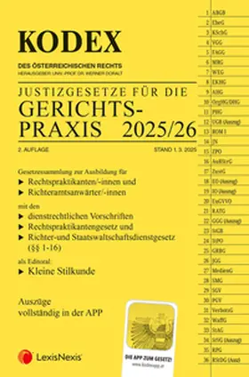 Doralt |  KODEX Gerichtspraxis 2025/26 - inkl. App | Buch |  Sack Fachmedien