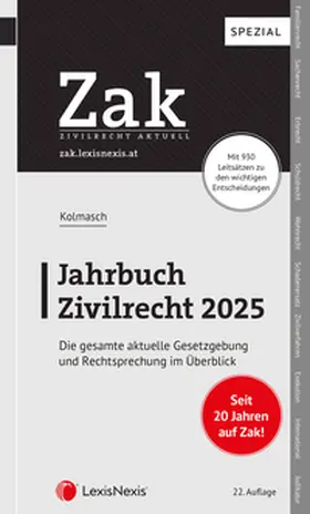 Kolmasch |  Zak Jahrbuch Zivilrecht 2025 | Buch |  Sack Fachmedien