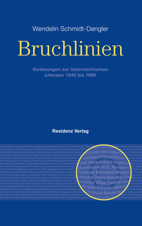 Schmidt-Dengler |  Bruchlinien Band 1 | eBook | Sack Fachmedien