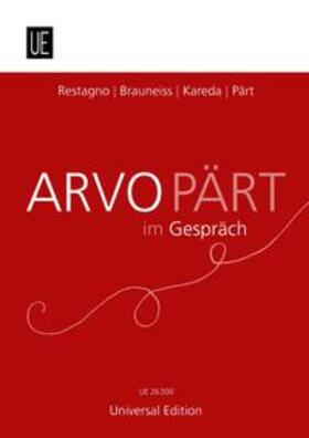 Pärt / Kareda / Restagno |  Arvo Pärt im Gespräch | Buch |  Sack Fachmedien