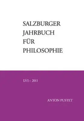 Schmidinger / Bauer / Darge |  Salzburger Jahrbuch für Philosophie | Buch |  Sack Fachmedien