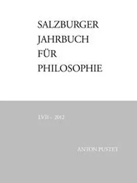 Schmidinger / Bauer / Darge |  Salzburger Jahrbuch für Philosophie | Buch |  Sack Fachmedien