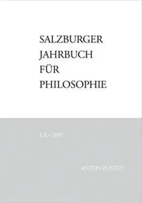 Bauer / Darge / Heinrich |  Salzburger Jahrbuch für Philosophie | Buch |  Sack Fachmedien