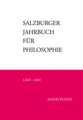 Bauer / Darge / Schmidinger |  Salzburger Jahrbuch für Philosophie LXIV - 2019 | Buch |  Sack Fachmedien