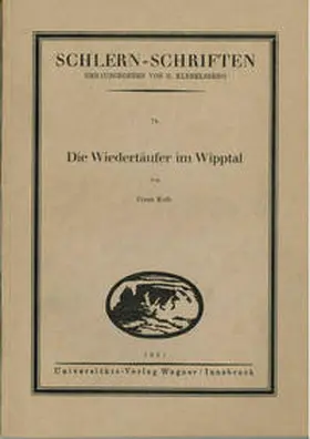 Kolb | Die Wiedertäufer im Wipptal | Buch | 978-3-7030-0522-0 | sack.de