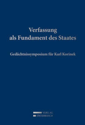 Grabenwarter / Holoubek |  Verfassung als Fundament des Staates | Buch |  Sack Fachmedien