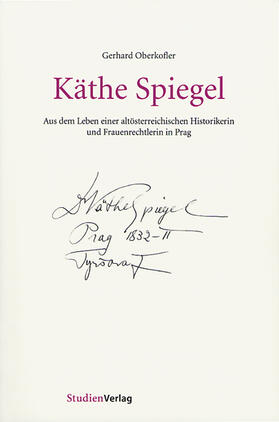 Oberkofler |  Käthe Spiegel | Buch |  Sack Fachmedien