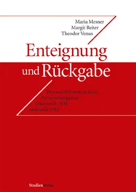 Venus / Mesner / Reiter |  Enteignung und Rückgabe | Buch |  Sack Fachmedien