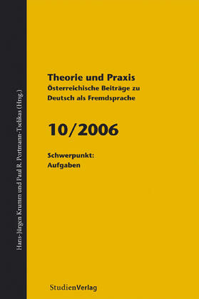 Krumm |  Theorie und Praxis - Österreichische Beiträge zu Deutsch als Fremdsprache 10, 2006 | Buch |  Sack Fachmedien