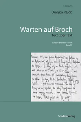 Rajcic / Rajcic |  Warten auf Broch | Buch |  Sack Fachmedien