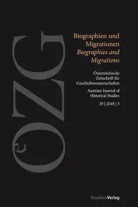 Gehmacher / Löffler / Prager |  Österreichische Zeitschrift für Geschichtswissenschaften 3/2018 | Sonstiges |  Sack Fachmedien