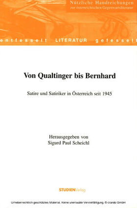 Scheichl |  Von Qualtinger bis Bernhard | eBook | Sack Fachmedien