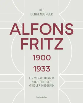 Denkenberger |  Alfons Fritz 1900–1933 | Buch |  Sack Fachmedien