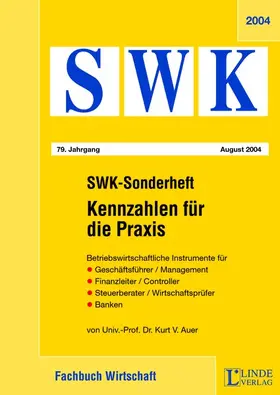 Auer |  SWK-Sonderheft Kennzahlen für die Praxis | Buch |  Sack Fachmedien